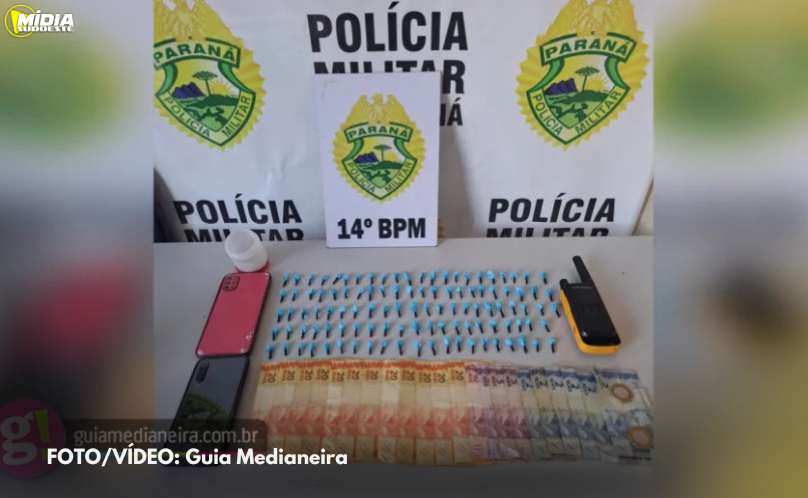 Medianeira: Operação da Rotam prende traficante e recupera bicicleta furtada  