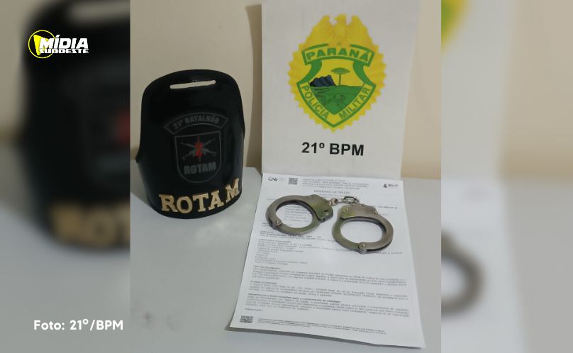 Francisco Beltrão: ROTAM prende foragido da justiça