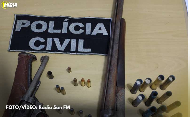 Polícia Civil prende homem por porte ilegal de armas  