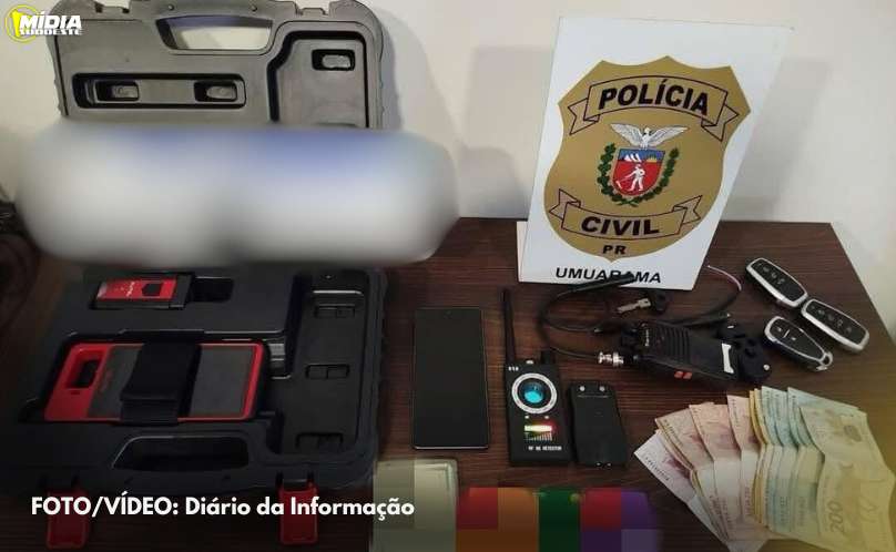 Polícia Civil prende suspeito de furto de caminhonetes 