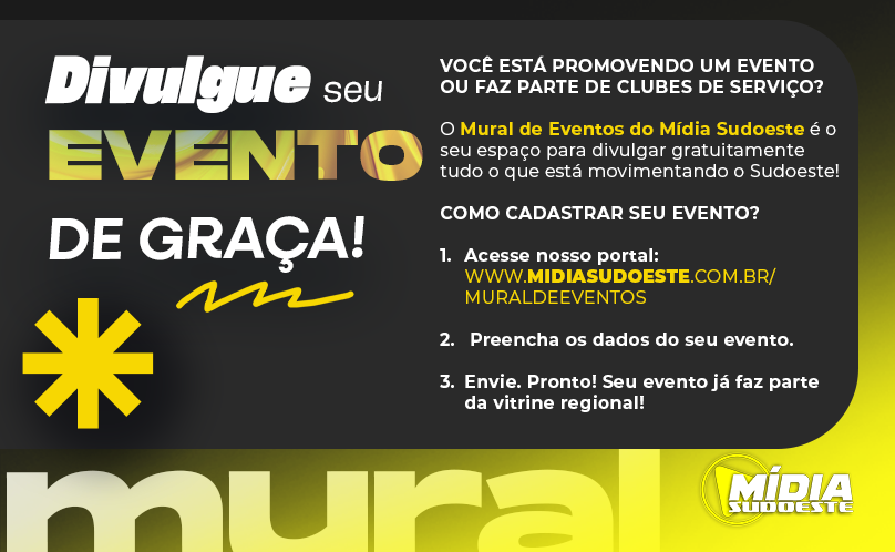 Você está promovendo um evento ou faz parte de clubes de serviço?