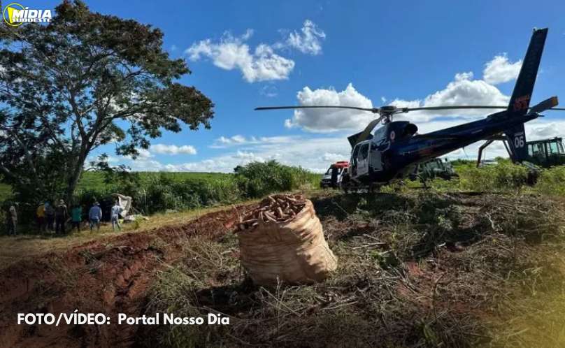 Trabalhador fica em estado grave após ser atropelado por trator 