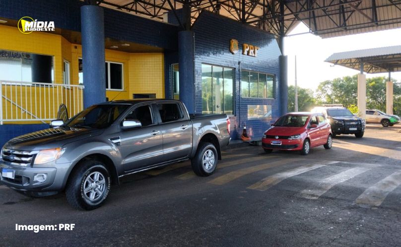PRF recupera em Guaíra caminhonete furtada nesta madrugada em Ivaiporã