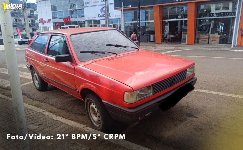 Veículo furtado é recuperado pela Polícia Militar em Dois Vizinhos