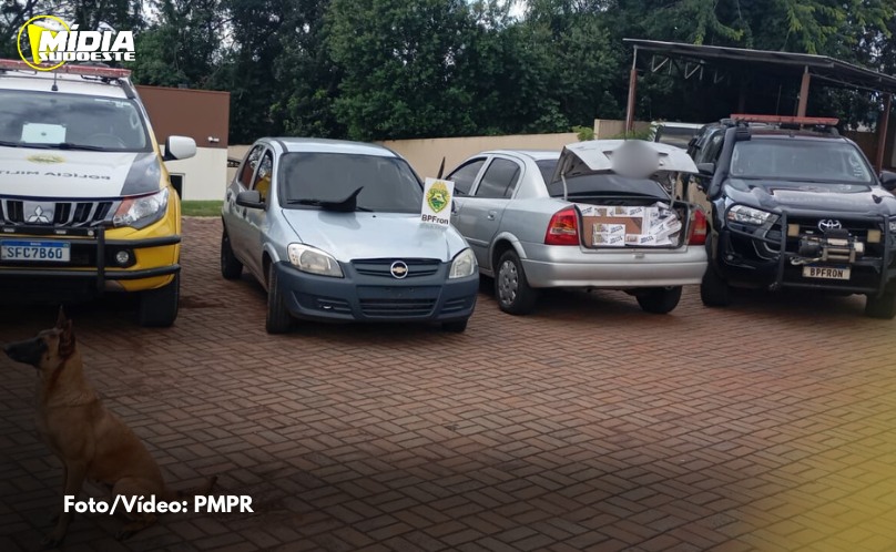 Flor da Serra do Sul: três homens são presos por contrabando de cigarros