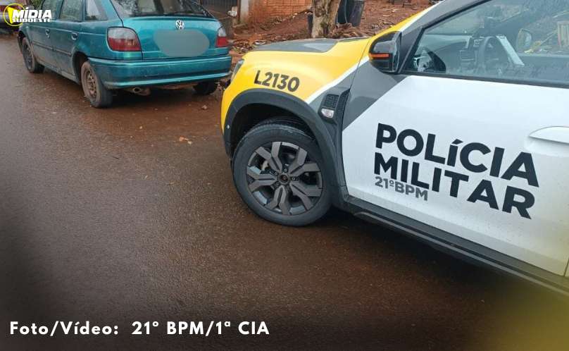 Francisco Beltrão: Polícia Militar recupera veículo furtado e prende suspeito em flagrante 