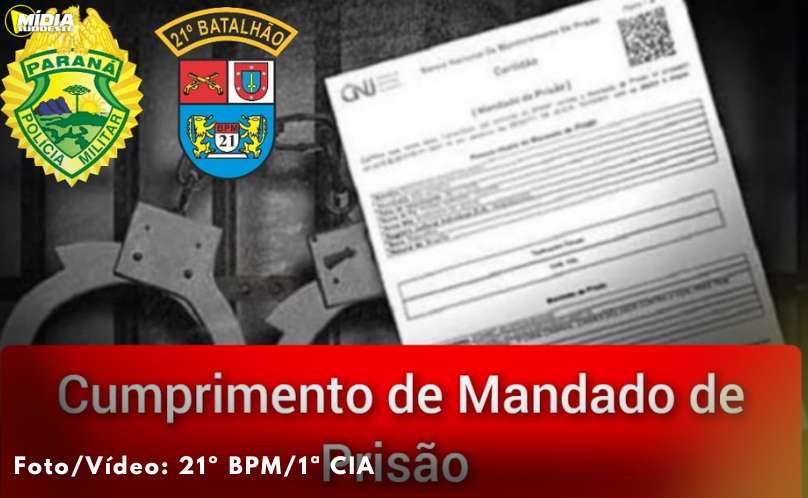 Polícia Militar cumpre mandado de prisão por pensão alimentícia 
