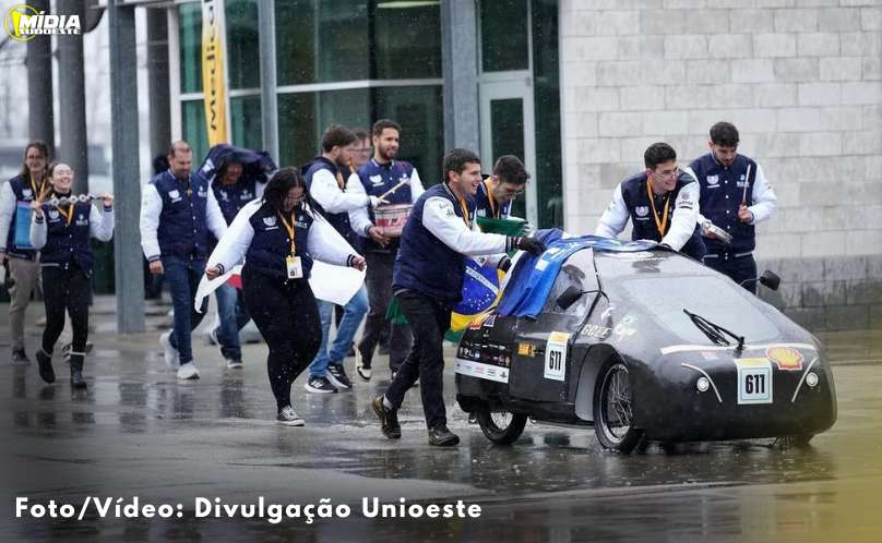 Carro a hidrogênio de alunos da Unioeste tem classificação inédita no Shell Eco-Marathon