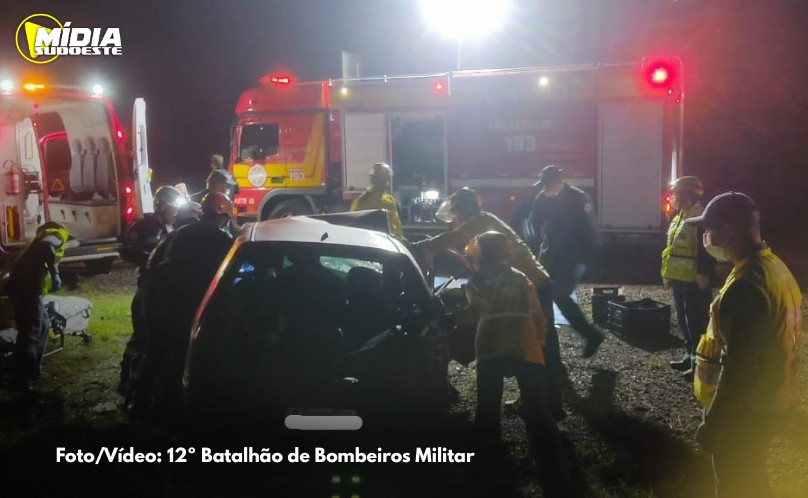 Cunha Porã: acidente de trânsito é registrado na BR-158