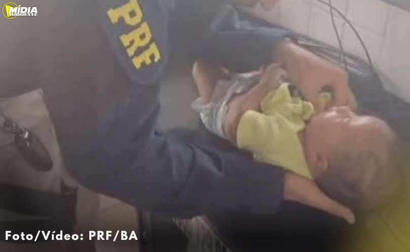 Herói de Farda: Policial salva bebê engasgado 