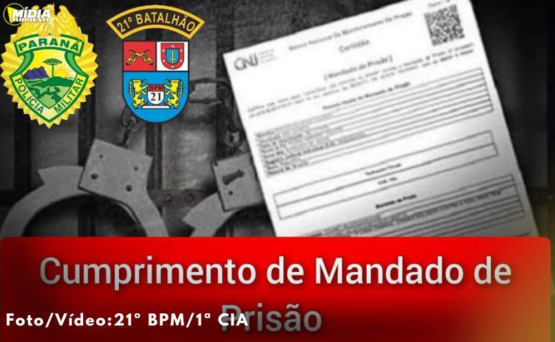 Francisco Beltrão: Polícia Militar cumpre mandado de prisão 