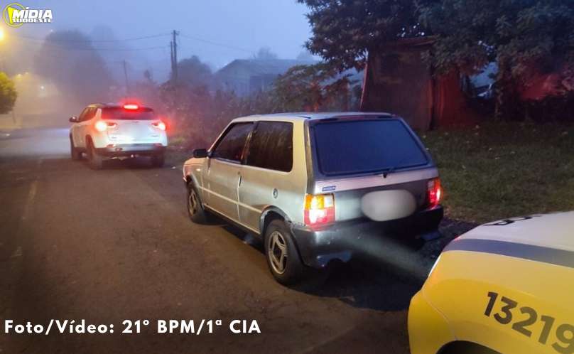 Francisco Beltrão: veículo furtado é recuperado e autor é preso 