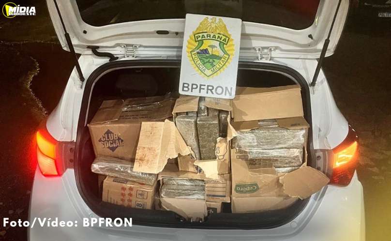 BPFRON apreende 150 KG de maconha na BR-277