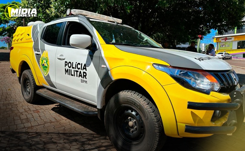 Manfrinópolis: ROTAM e Polícia Militar apreende véiculo furtado com placa adulterada