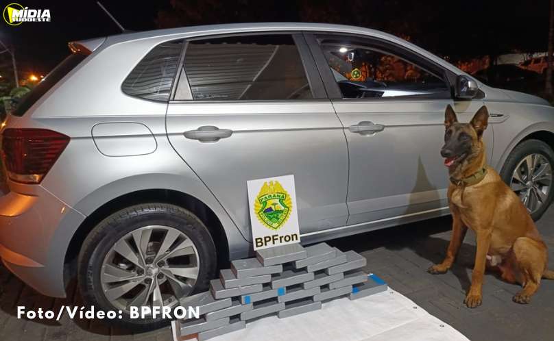 BPFRON apreende mais de 21 kg de cocaína em Realeza durante operação de fronteira