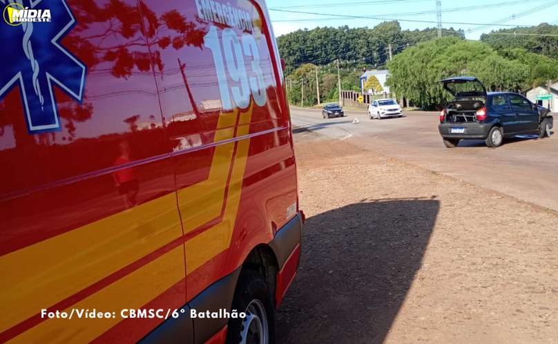 SC-160: acidente deixa duas pessoas feridas 