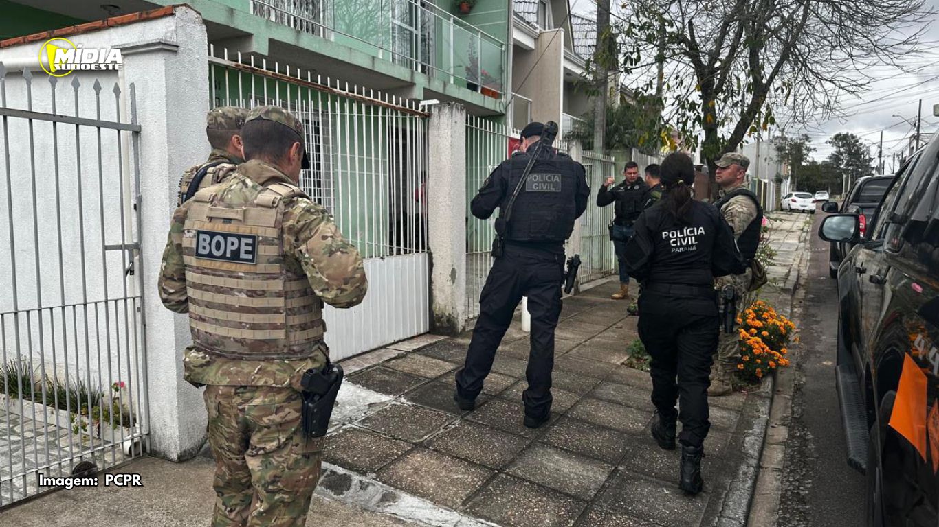 PCPR e PMPR deflagram operação para prender suspeito de atentado a bomba em Curitiba