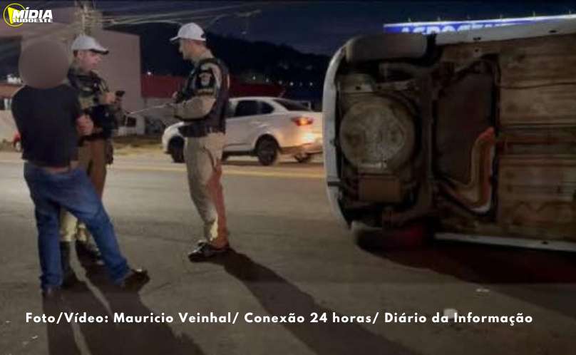 Motorista é preso por embriaguez ao volante após acidente em Francisco Beltrão 