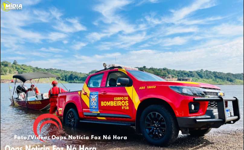 Desespero nas margens do Rio Paraná: bombeiros procuram corpo de pessoa desaparecida 