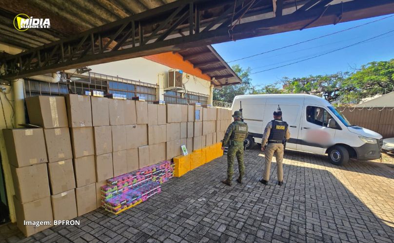 Carga milionária de mercadorias estrangeiras é apreendida e homem é preso em operação policial