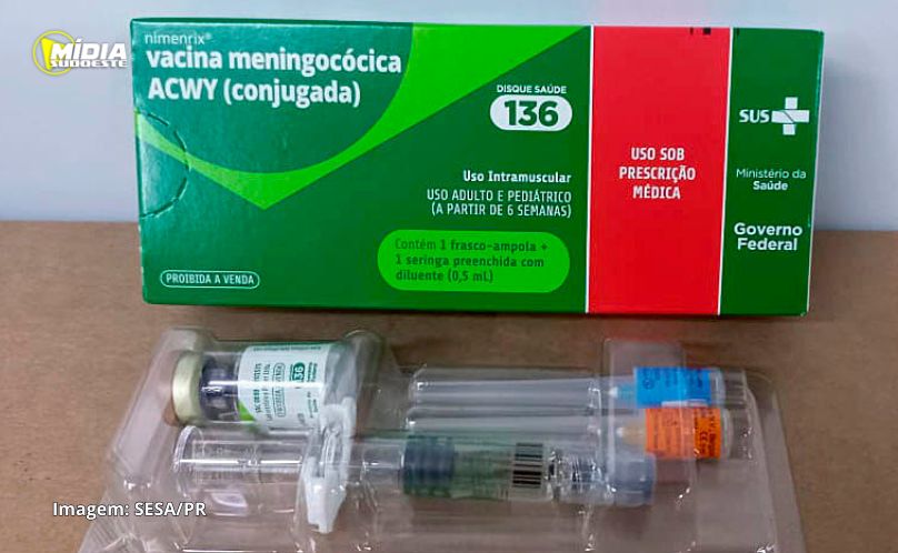 Paraná vai aplicar dose de reforço com vacina ACWY contra meningite a partir de julho