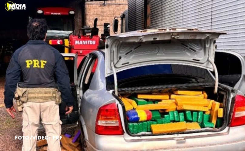 PRF apreende 943 Kg de maconha em Campo Grande
