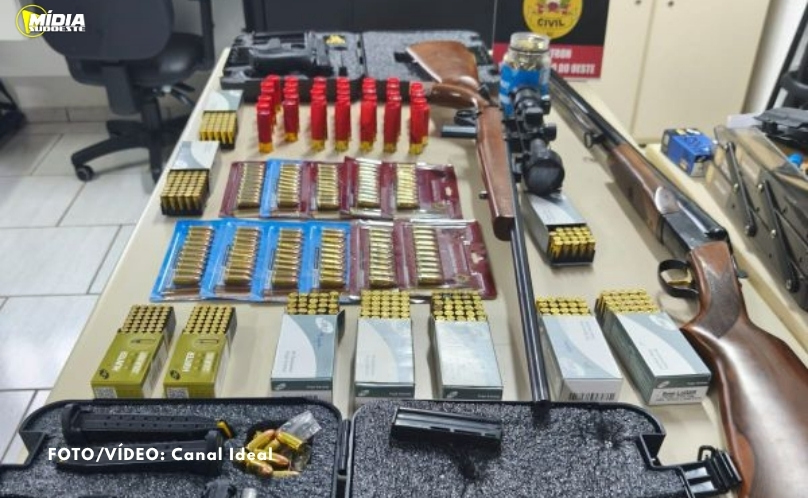 Homem é preso por porte ilegal de arma de fogo