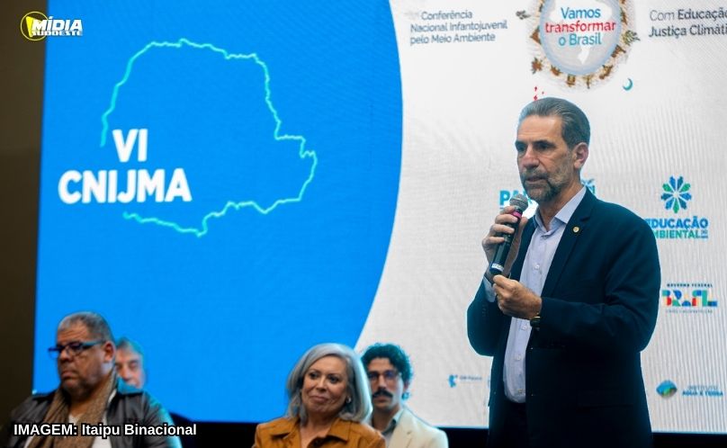  Em conferência infantojuvenil, diretor da Itaipu destaca a importância do diálogo ambiental