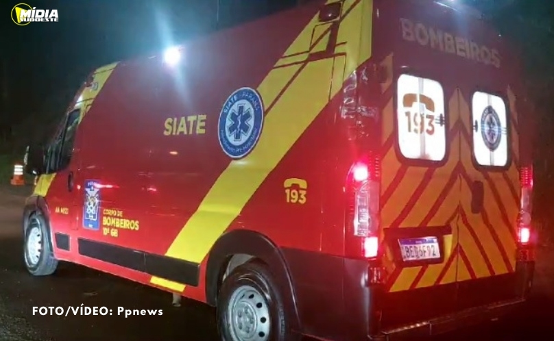 Condutor de moto sofre ferimentos em colisão com automóvel na PR-182