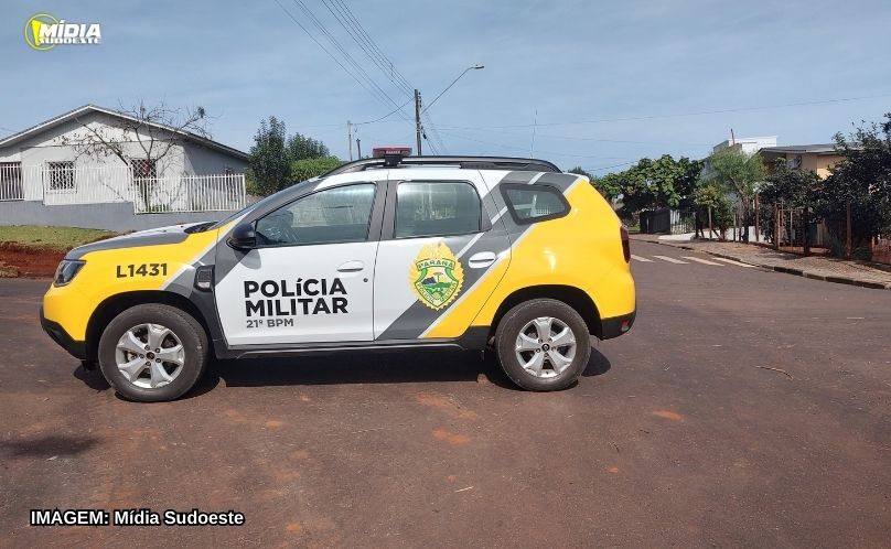 Homem é preso em cumprimento de mandado judicial no Bairro São Miguel, em Francisco Beltrão