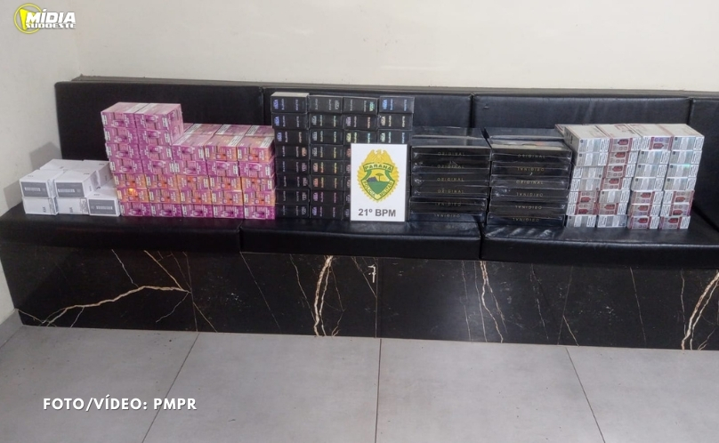 Ação policial flagra contrabando em empresa no Bairro Pinheirinho