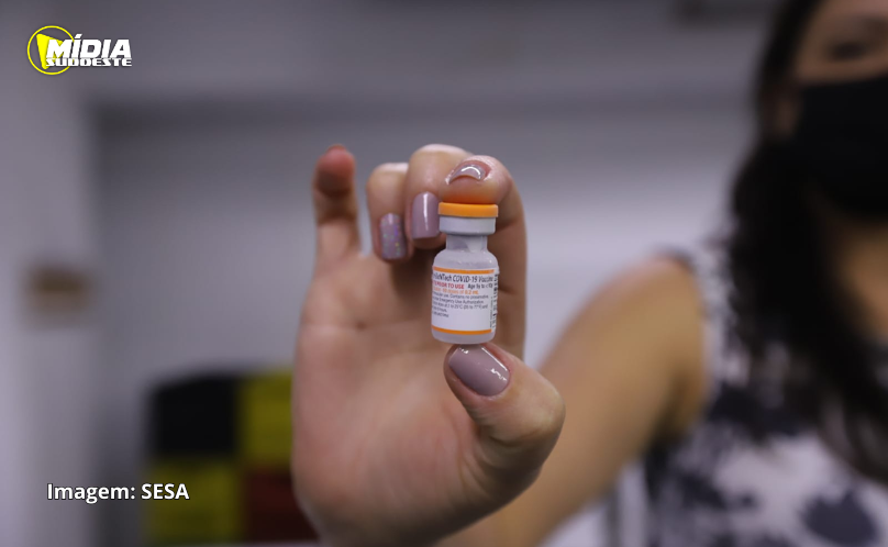 Secretaria de Saúde distribui 12 mil doses da vacina pediátrica contra Covid-19