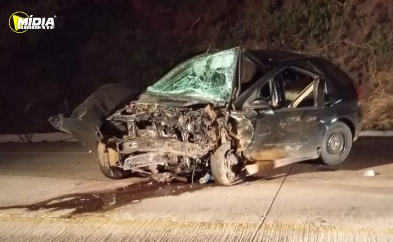Motorista morre em colisão frontal na BR-163
