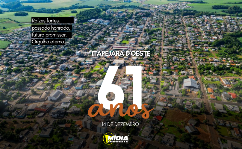 Itapejara d'Oeste celebra mais um ano de história e progresso