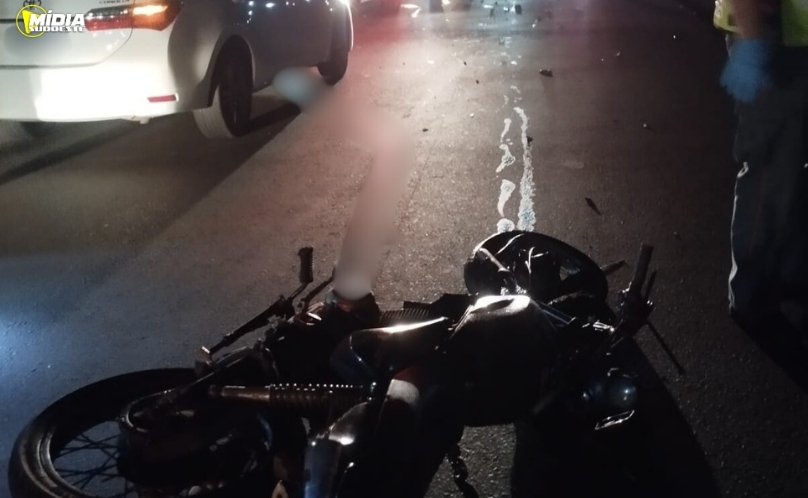Maravilha: acidente na BR-282 deixa motociclista em óbito