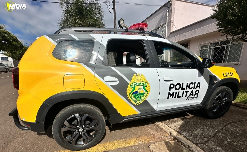 Motocicleta furtada é recuperada pela Polícia Militar em área de mata em Capanema