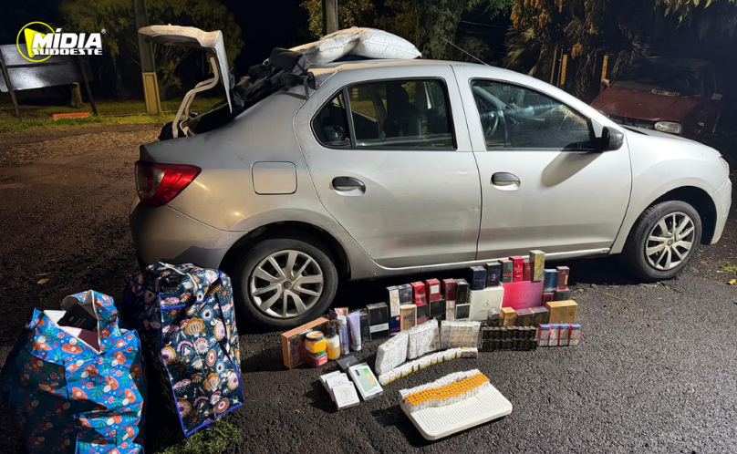 Três pessoas são presas com medicamentos contrabandeados na PR-182
