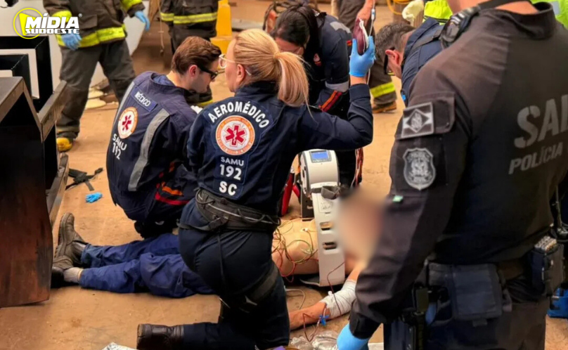 Sangue Total é decisivo em atendimento gravíssimo em Chapecó