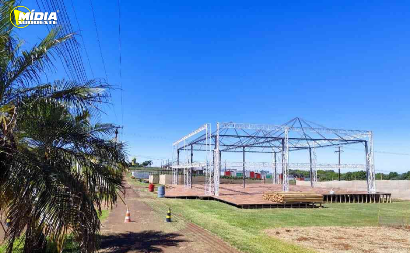 Empresas já estão autorizadas a montar estandes para Show Rural