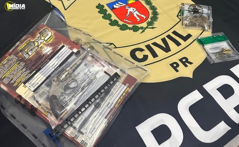 PCPR prende homem em flagrante por porte ilegal de arma de fogo