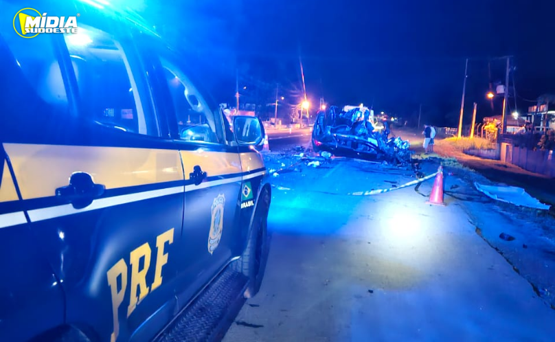 Colisão frontal na BR-373 deixa vítima fatal