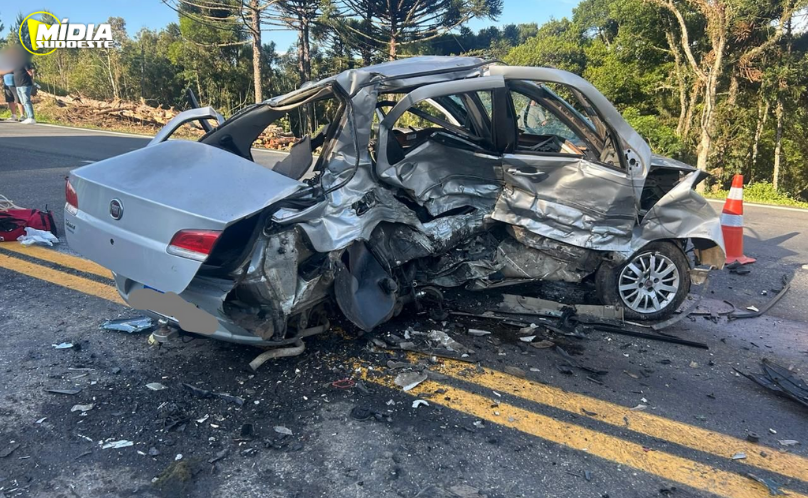 Acidente envolvendo quatro veículos deixa vítimas graves na BR-277