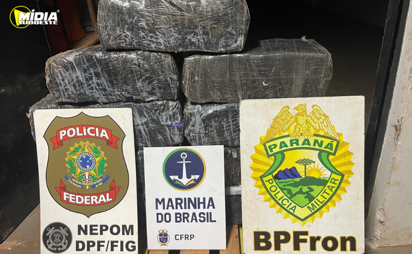 Mais de 200 kg de maconha são apreendidos em Foz do Iguaçu