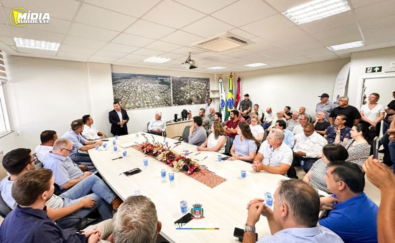 Medianeira terá 22 ruas pavimentadas com recursos da Itaipu