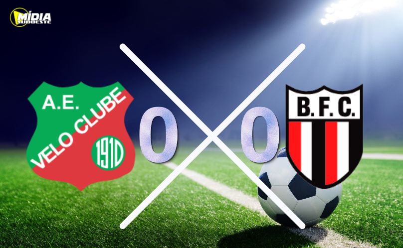 Velo Clube e Botafogo-SP empatam na estreia do Paulistão