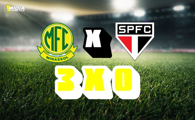 Mirassol vence São Paulo por 3 a 0 na estreia do Paulista