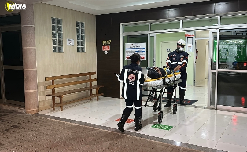 SAS: jovem ferido em acidente na BR-163