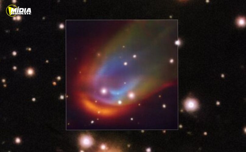 Astrônomas(os) registram onda de choque ao redor de estrela morta
