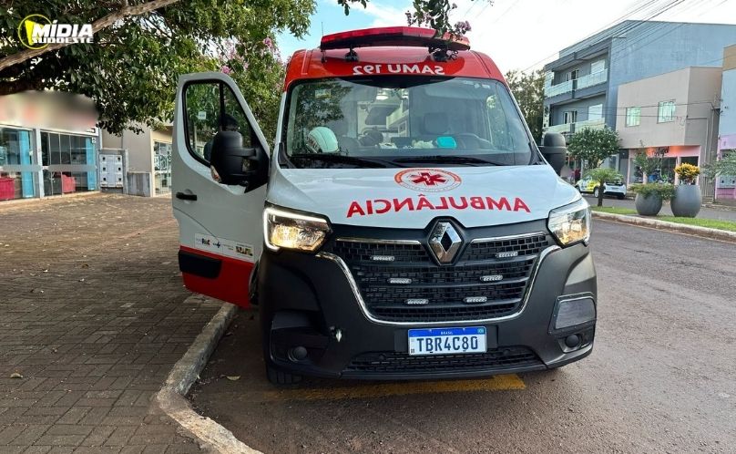 SAS: ciclista fica ferido em acidente