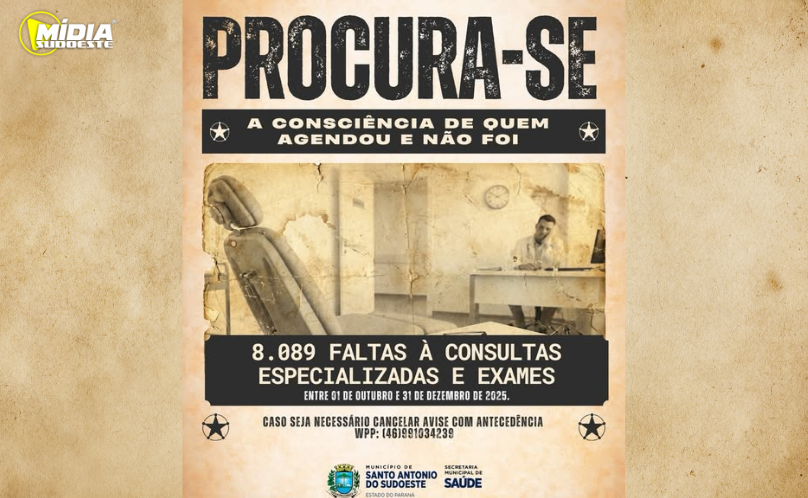 SAS: em 90 dias, SUS perde 8 mil atendimentos por ausência de pacientes